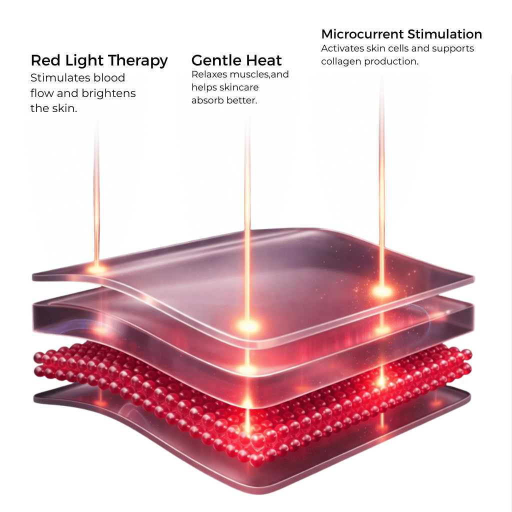 LOVYMI® LED Eye Mask uses advanced red light therapy to reduce dark circles, fine lines & puffiness. Get professional skincare results at home.