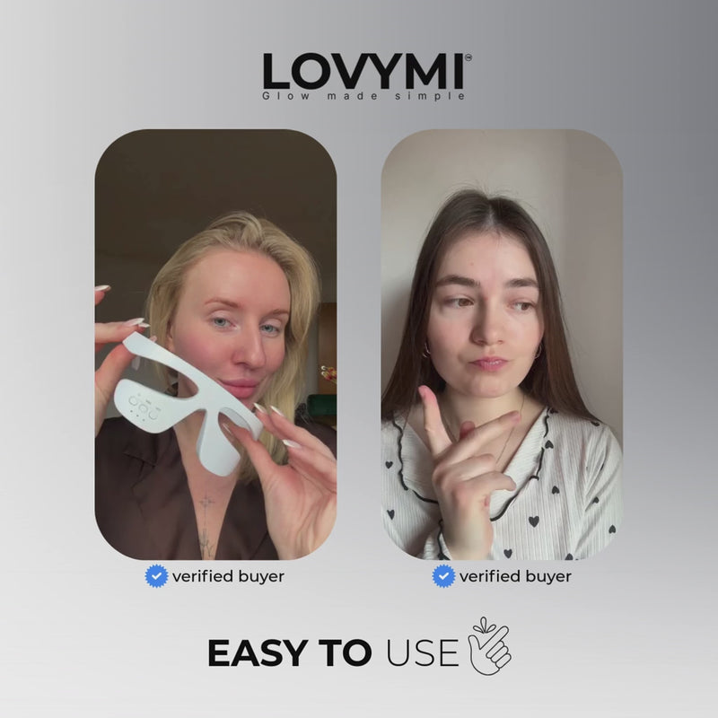 LOVYMI® LED Eye Mask The Ultimate 3-in-1 Solution for Dark Circles, Wrinkles & Puffiness